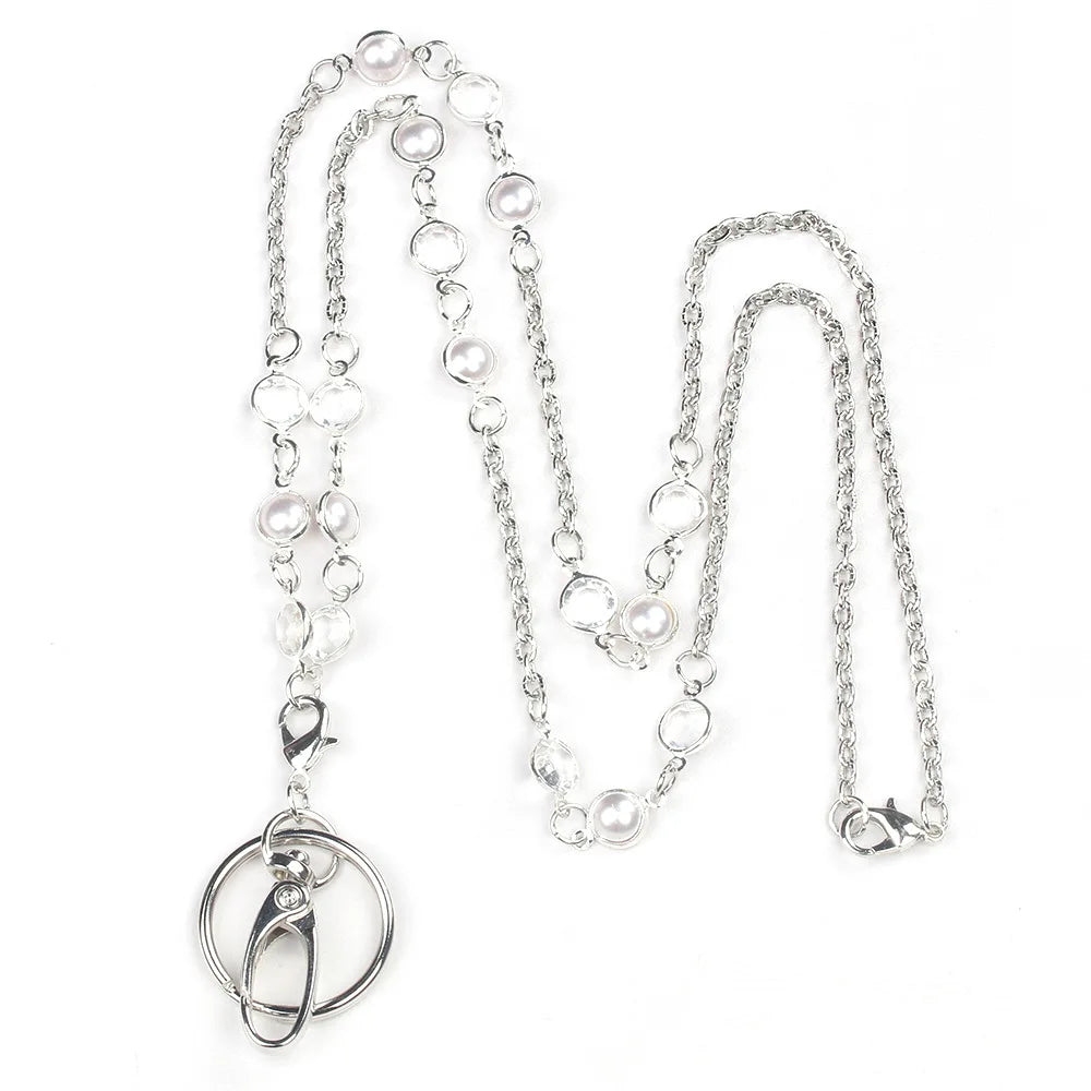 Beaded ID Lanyard Necklace – 36" Cruise Badge Holder