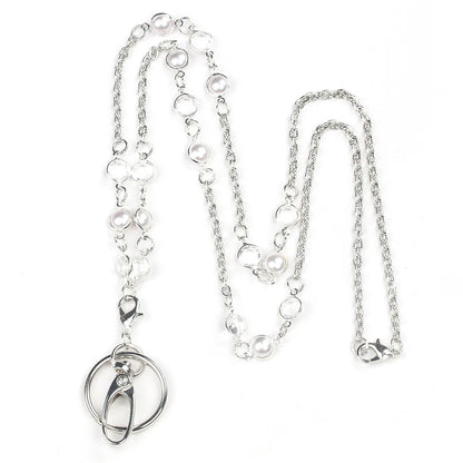 Beaded ID Lanyard Necklace – 36" Cruise Badge Holder