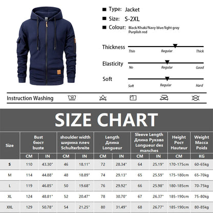 Men’s Lightweight Hooded Zip Jacket