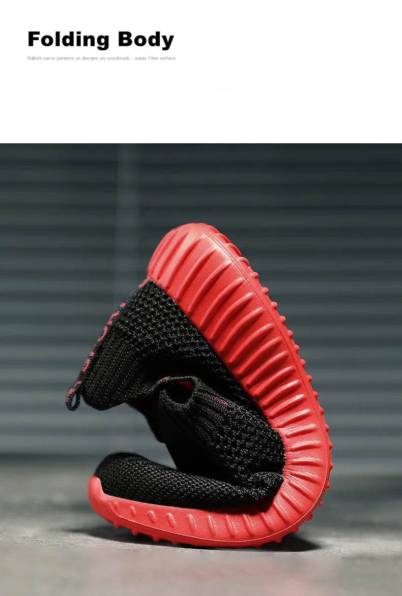 Kids’ Breathable Mesh Slip-on Sneakers