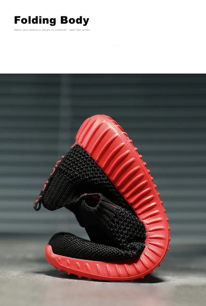 Kids’ Breathable Mesh Slip-on Sneakers