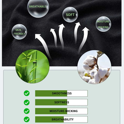 Men’s Bamboo-Blend Long-Leg Boxer Briefs (8-Pack) – Soft, Breathable, Moisture-Wicking - The Dock Drop