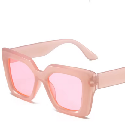 Oversized Square Sunglasses – UV400 Protection