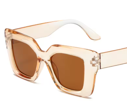 Oversized Square Sunglasses – UV400 Protection
