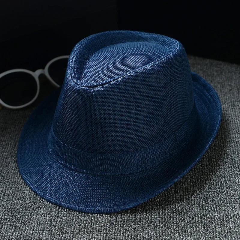 Men’s Lightweight Fedora Hat – Summer Cruise & Beach Style<
