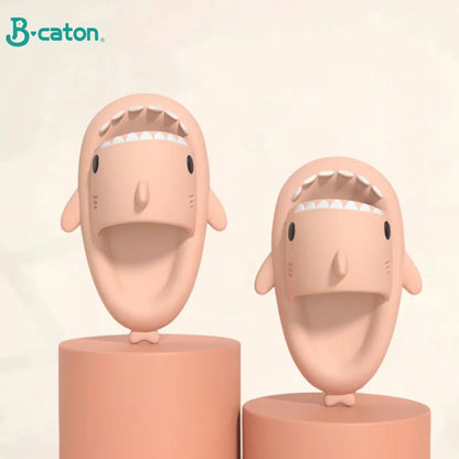 Kids Shark Slide Sandals – Soft Non-Slip Summer Slippers