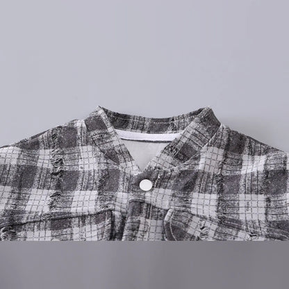 Kids’ Plaid Vest Outfit Set