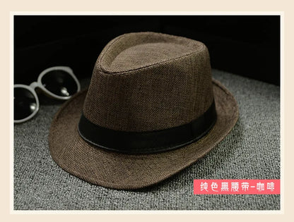 Men’s Lightweight Fedora Hat – Summer Cruise & Beach Style<