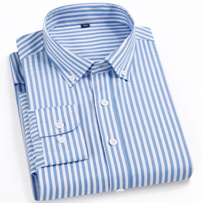 Men’s Long Sleeve Pattern Dress Shirt – Smart Casual