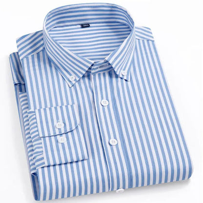 Men’s Long Sleeve Pattern Dress Shirt – Smart Casual