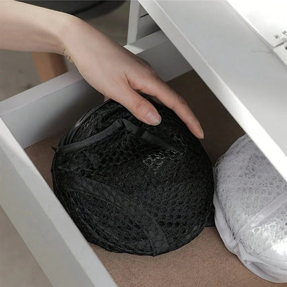 Collapsible Mesh Laundry Hamper – Cruise Cabin Essential