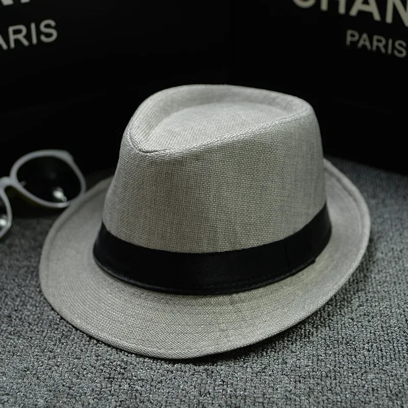 Men’s Lightweight Fedora Hat – Summer Cruise & Beach Style<