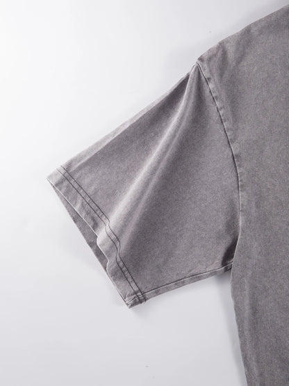 Carnivorous Plant Vintage Washed Tee – 100% Cotton Graphic T-Shirt