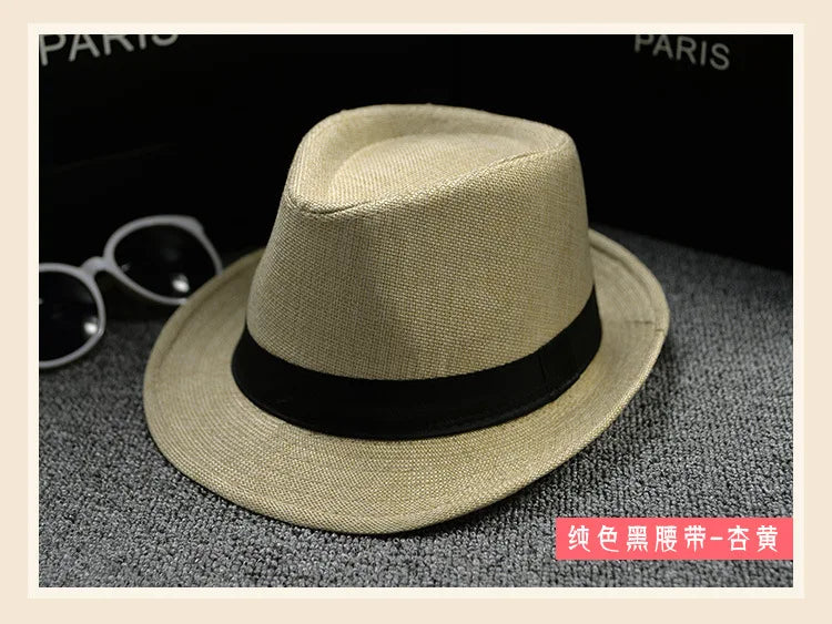 Men’s Lightweight Fedora Hat – Summer Cruise & Beach Style<