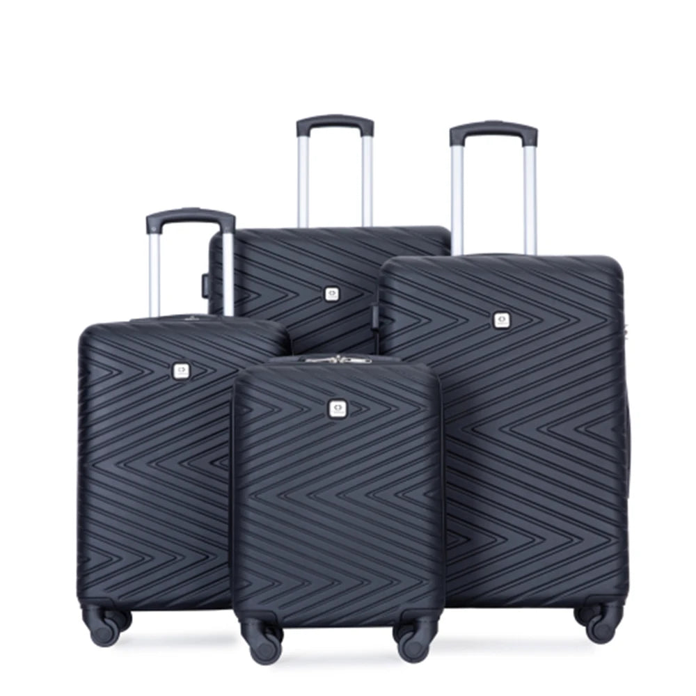 4-Piece Hardshell Spinner Luggage Set with TSA Locks
