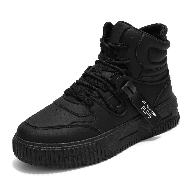 Men’s High-Top Skate Sneakers – Non-Slip, Padded Ankle Support