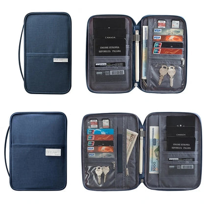 Travel Passport Wallet & Document Organizer – Family Cruise Essentials