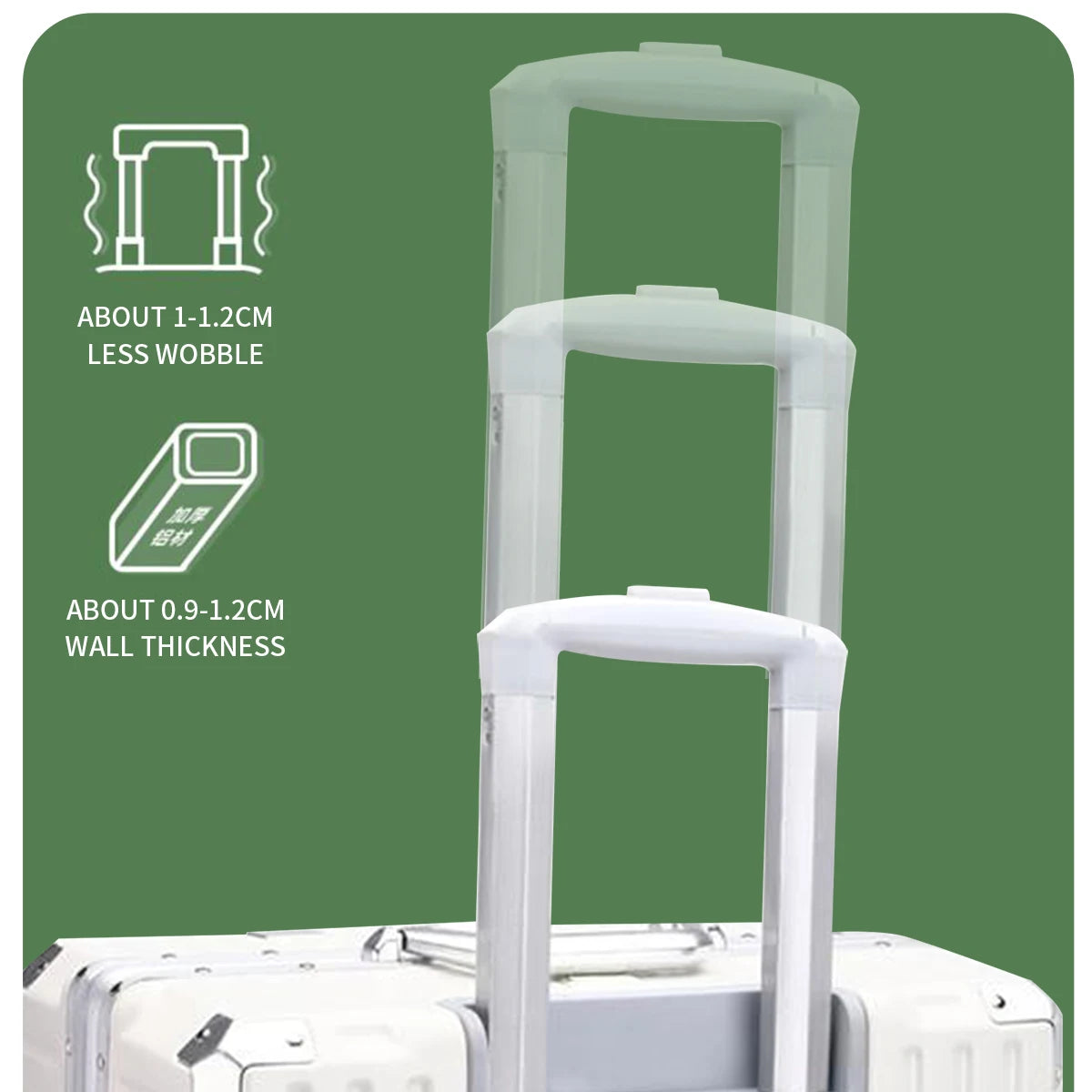 Aluminum Carry-On Luggage – Lightweight, TSA Lock, Spinner Wheels - The Dock Drop