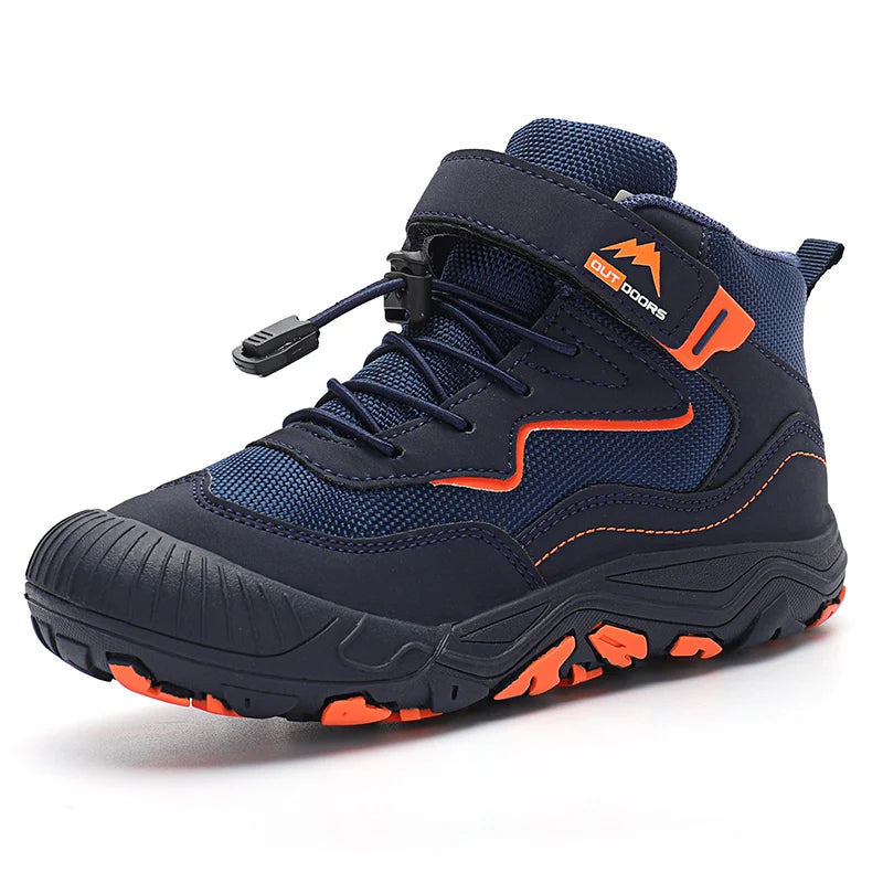 Kids Hiking Boots Toddler Girls Boys Hiking Shoes  Anti-Collision Non-Slip Athletic Outdoor Trekking Boots