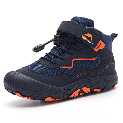 Kids Hiking Boots Toddler Girls Boys Hiking Shoes  Anti-Collision Non-Slip Athletic Outdoor Trekking Boots