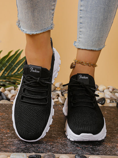 Women's peek-a-boo mesh Leopard print sneakers