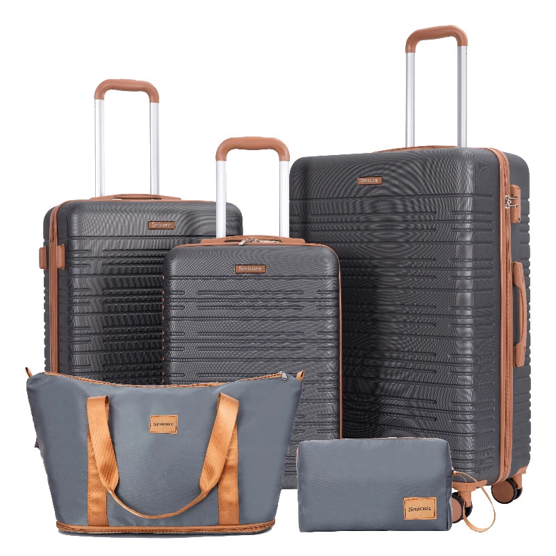 4-Piece Hardshell Spinner Luggage Set with TSA Locks