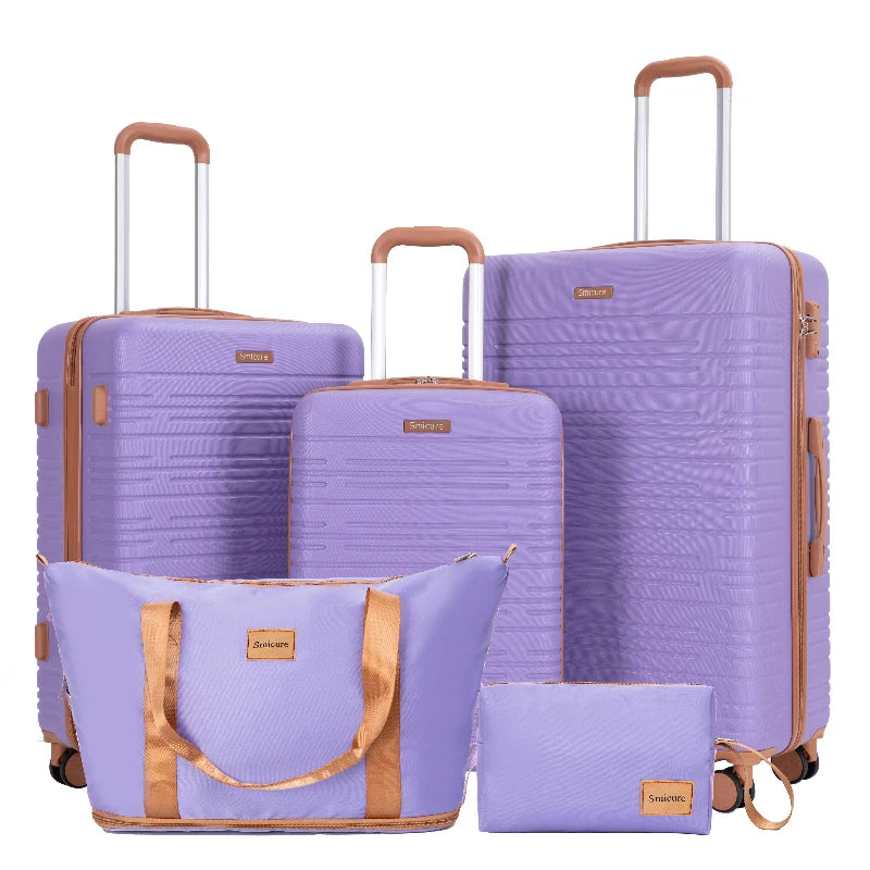 4-Piece Hardshell Spinner Luggage Set with TSA Locks