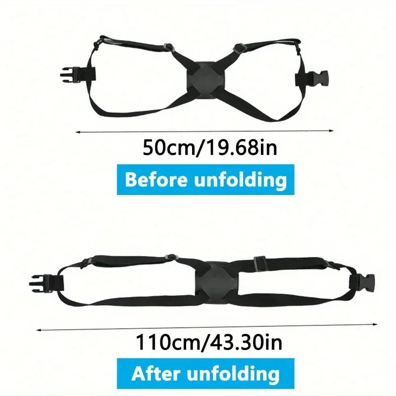 Adjustable Luggage Strap – Secure Suitcase Fixing Belt for Travel