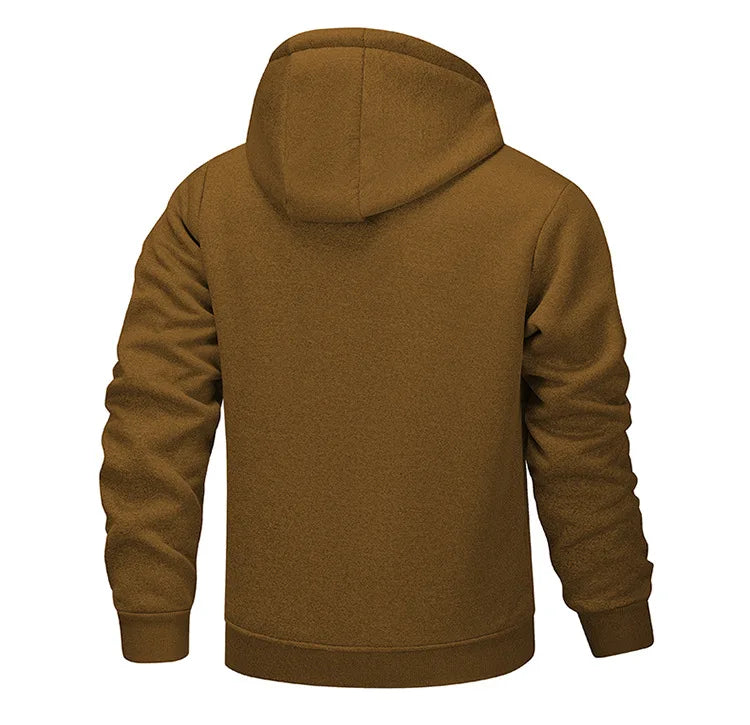 Men’s Sherpa-Lined Zip Hoodie