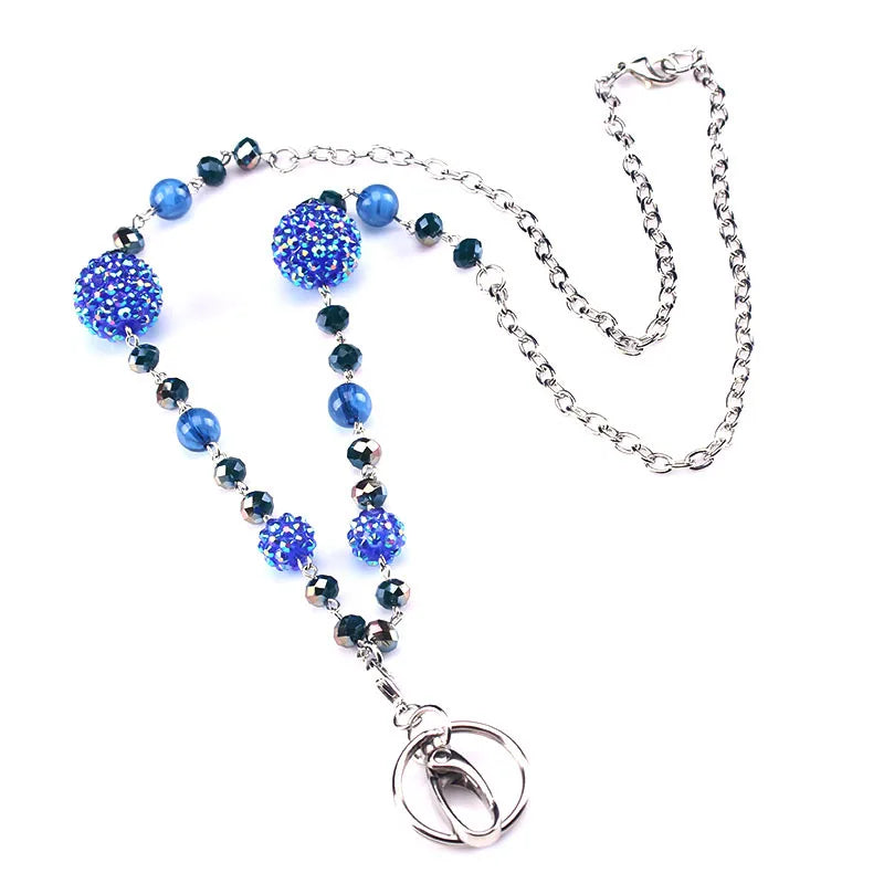 Beaded ID Lanyard Necklace – 36" Cruise Badge Holder