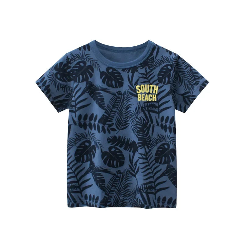 Kids' Cotton Graphic T-Shirt – Summer Adventure Collection
