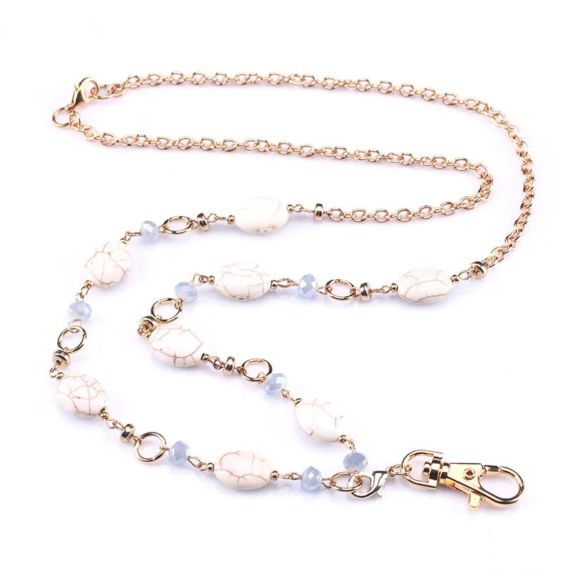 Beaded ID Lanyard Necklace – 36" Cruise Badge Holder
