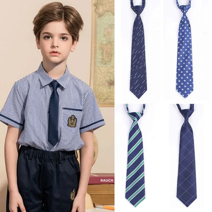 Kids Pre-Tied Dress Tie – Adjustable Clip-On Formal Accessory