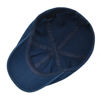 Men’s Washed Cotton Flat Cap – Lightweight Casual Style