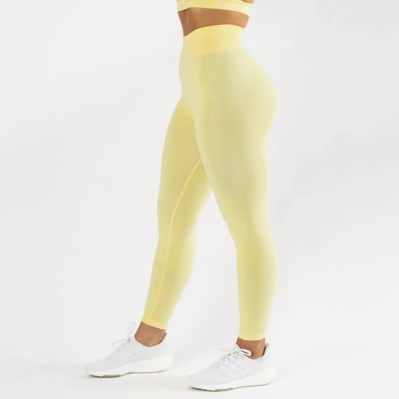 Women’s Seamless Leggings – High Waist, Stretch, Ankle Length - The Dock Drop