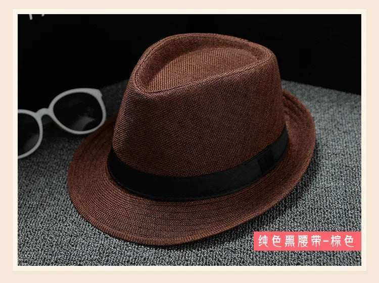 Men’s Lightweight Fedora Hat – Summer Cruise & Beach Style<