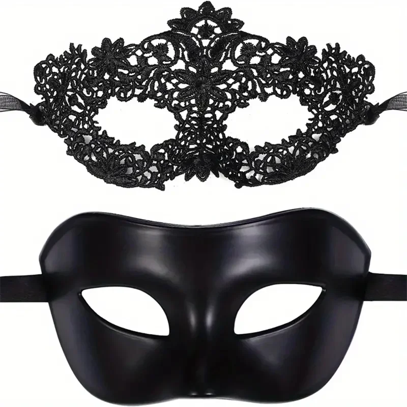 Black Masquerade Eye Masks