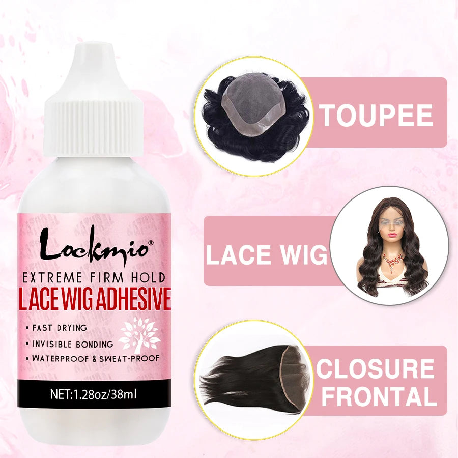 Lace Wig Adhesive Kit – Waterproof Glue, Remover & Wig Tools Set