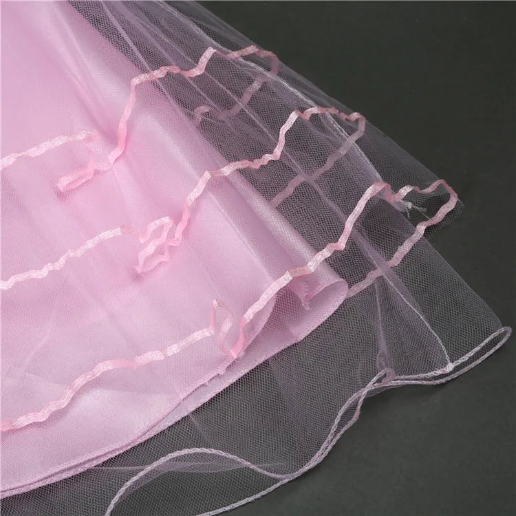 Princess Petal Layered Tulle Dress