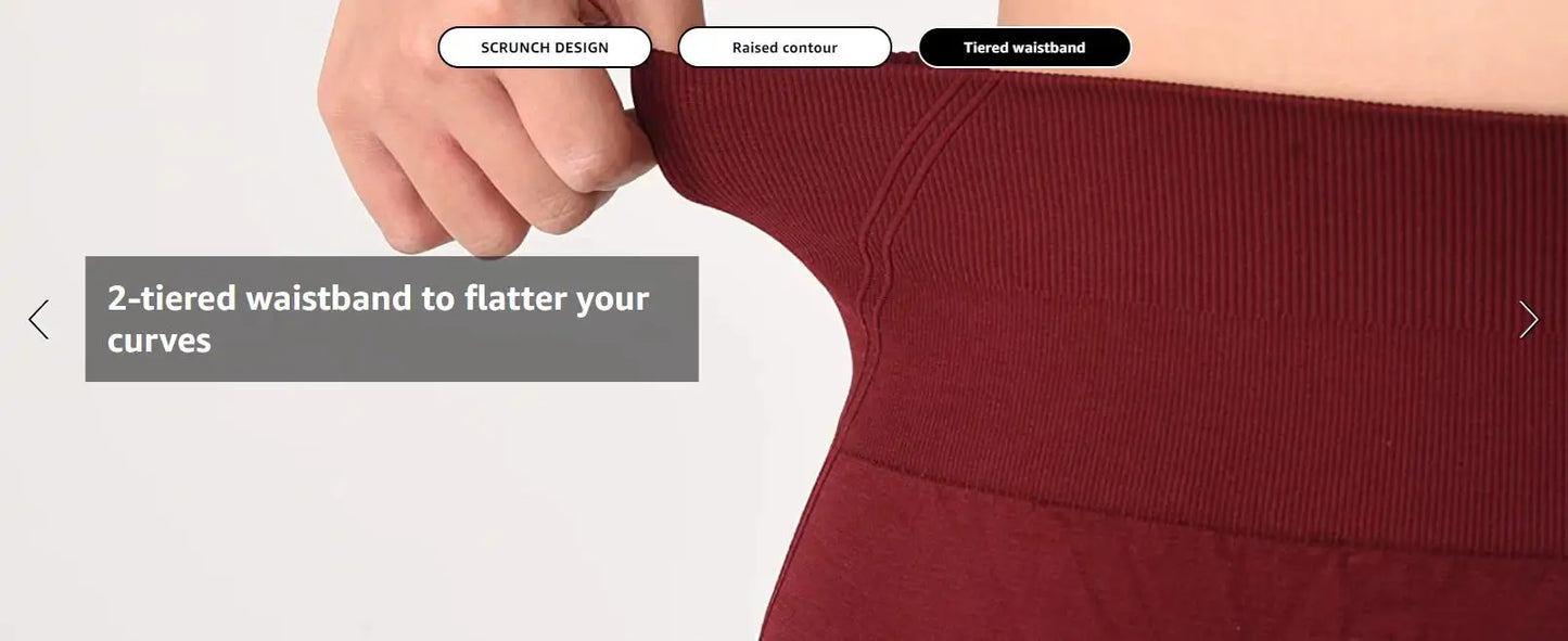 Women’s Seamless Leggings – High Waist, Stretch, Ankle Length - The Dock Drop