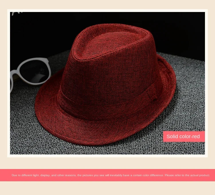 Men’s Lightweight Fedora Hat – Summer Cruise & Beach Style<
