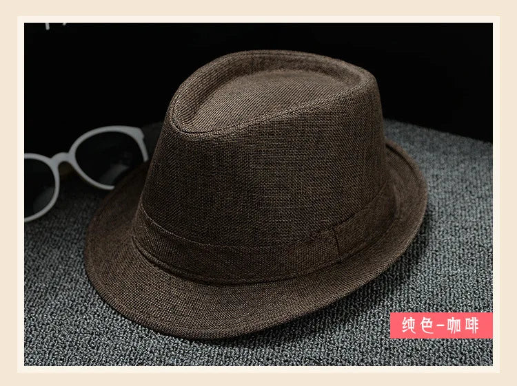 Men’s Lightweight Fedora Hat – Summer Cruise & Beach Style<