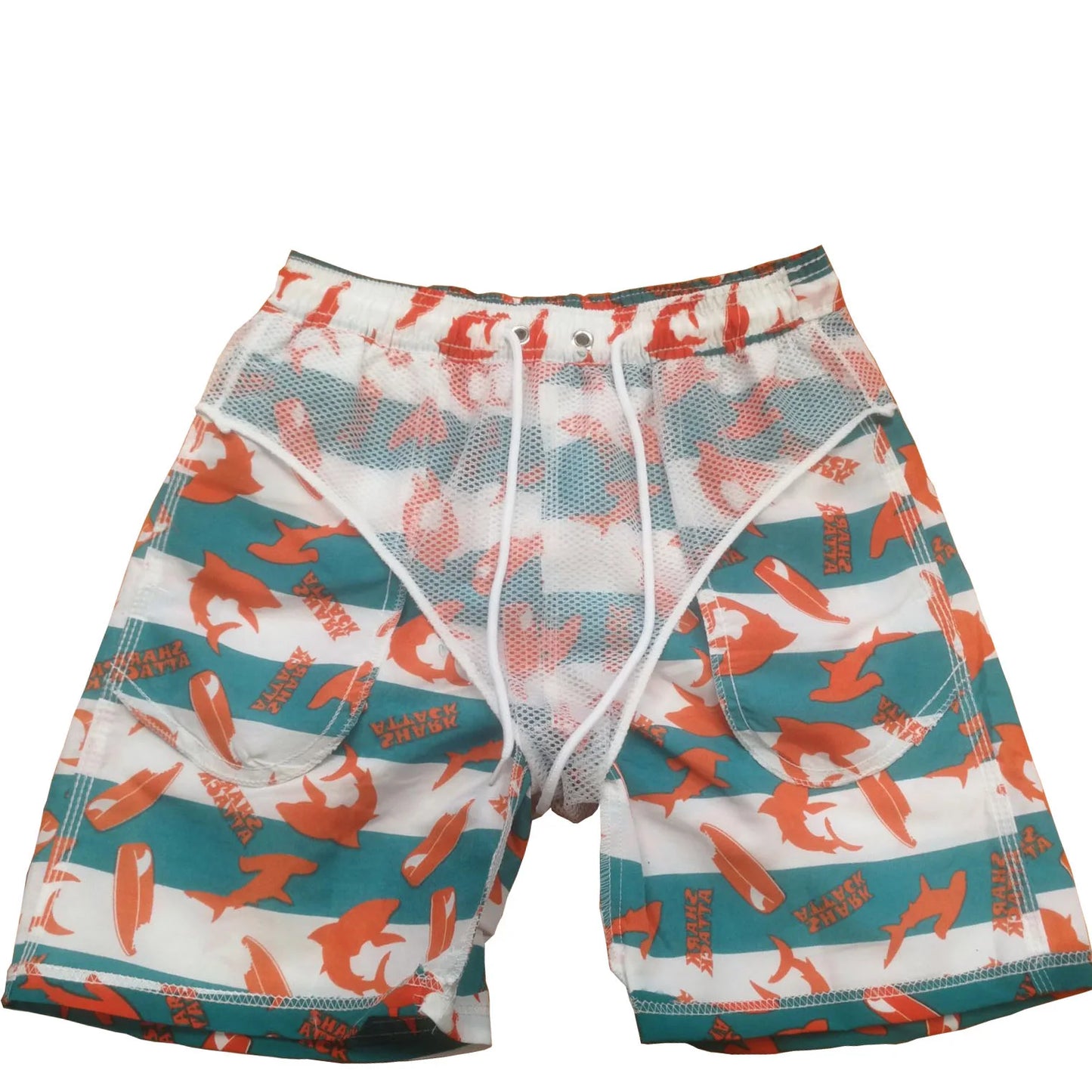 Kids’ Quick-Dry Swim Shorts – Drawstring, Elastic Waist