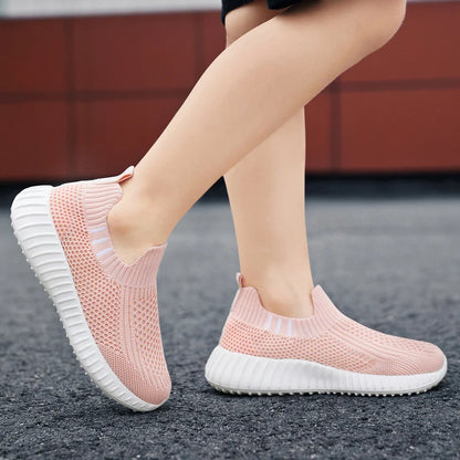 Kids’ Breathable Mesh Slip-on Sneakers
