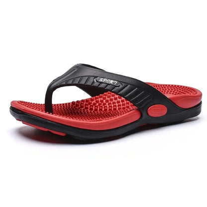 Men’s Massage Flip Flops – Lightweight Breathable Beach Sandals