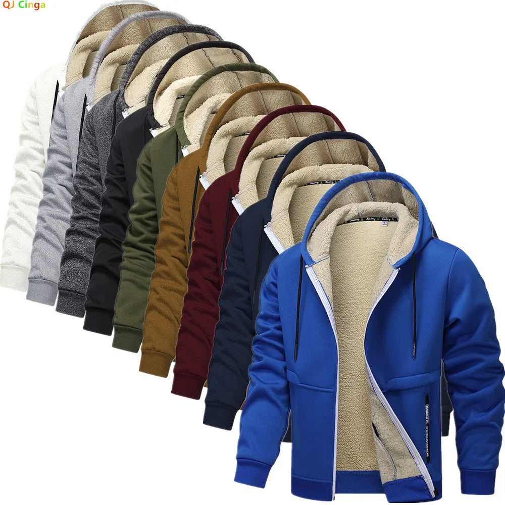 Men’s Sherpa-Lined Zip Hoodie