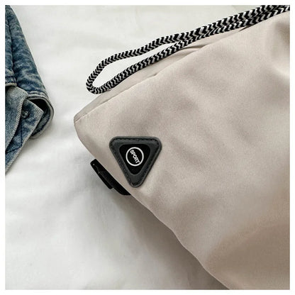Women’s Ruched Gym Bag – Shoe Pocket, Wet Compartment & Yoga Mat Strap
