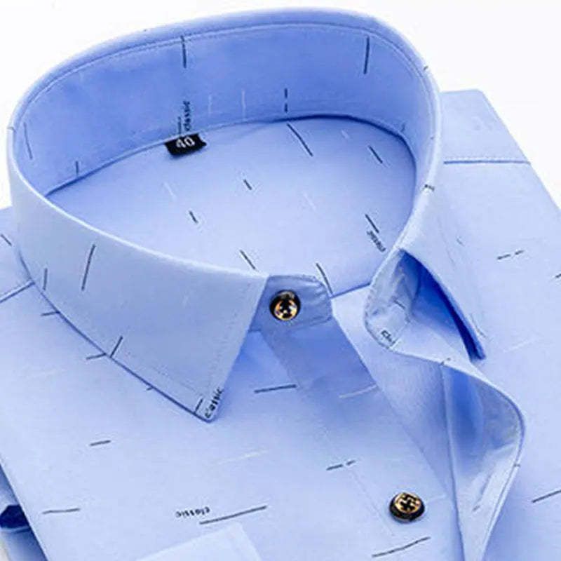 Men’s Long Sleeve Pattern Dress Shirt – Smart Casual