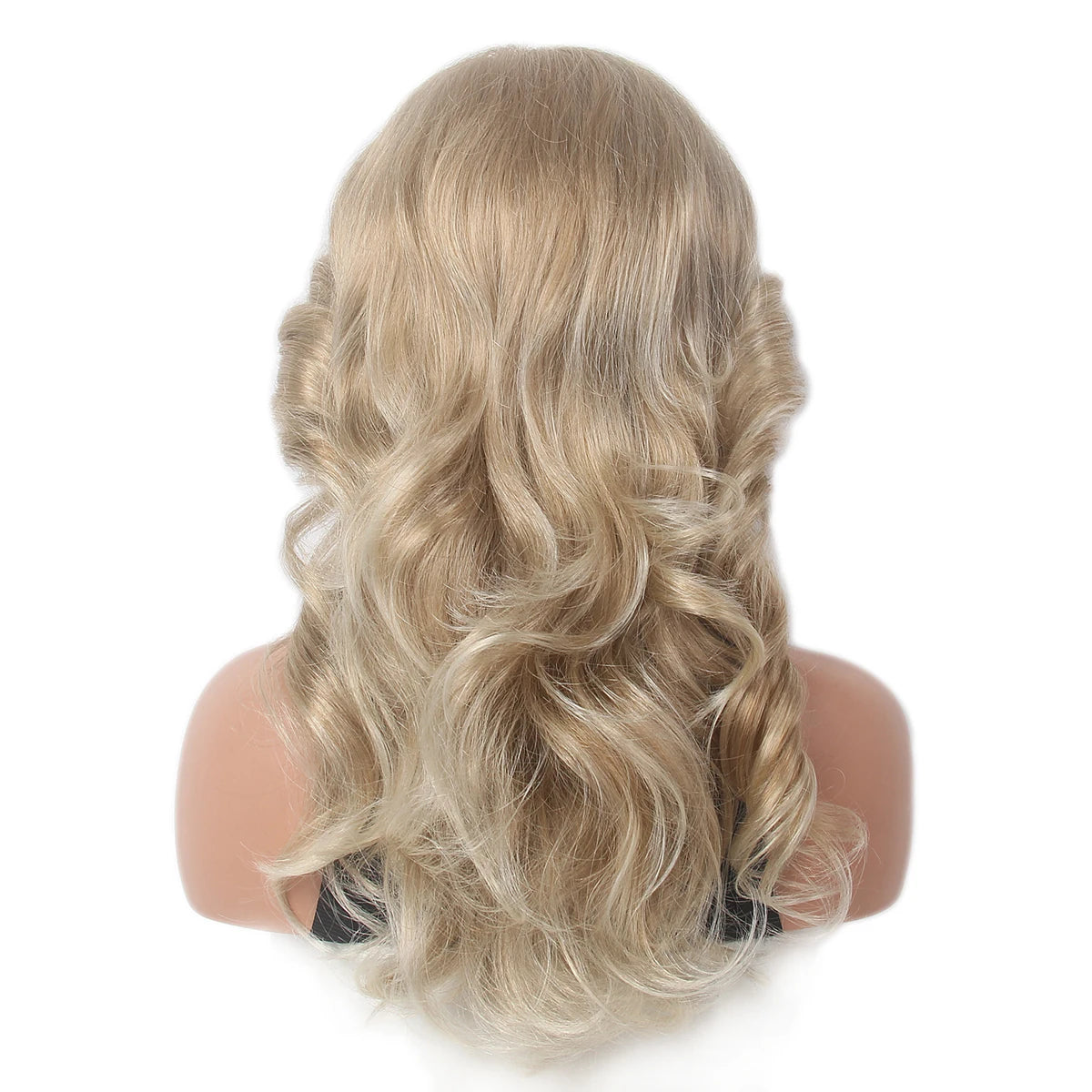 Women’s 70s Feathered Blonde Wig – Farrah Fawcett Style Disco Hair – Red-brown – 22inches