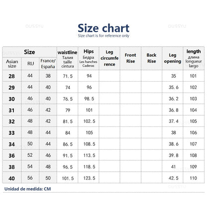 Brand Clothing High Quality Summer Cotton Men's Jeans Classic Business Straight Denim Black Pants Work Trouser Male Plus size 40